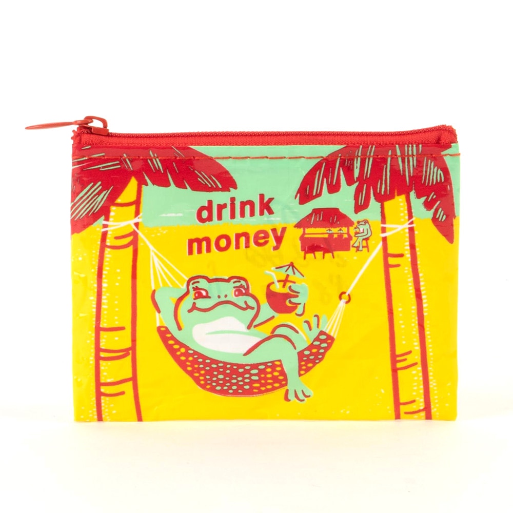 BlueQ, Coin Purses, Art & School, 3"x4", Drink Money, 521170